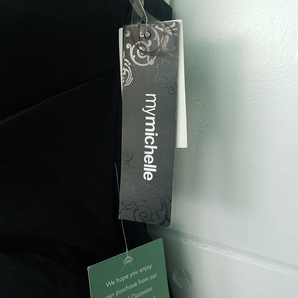 My Michelle Strapless Black & White NWT Dress Sz3 - Picture 3 of 4